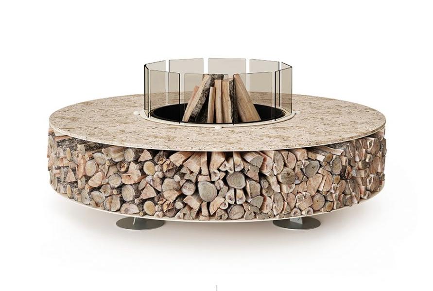 Zero Keramik Arlecchino Fire Pit | Dimensions: Ø 100 cm