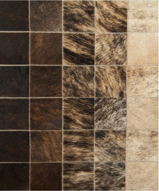 Mosaic col.7 Cowhide Rug