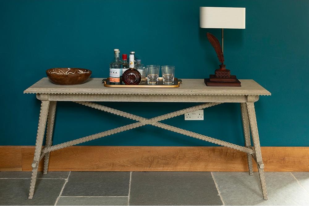 Stratford Console Table Greyed Oak