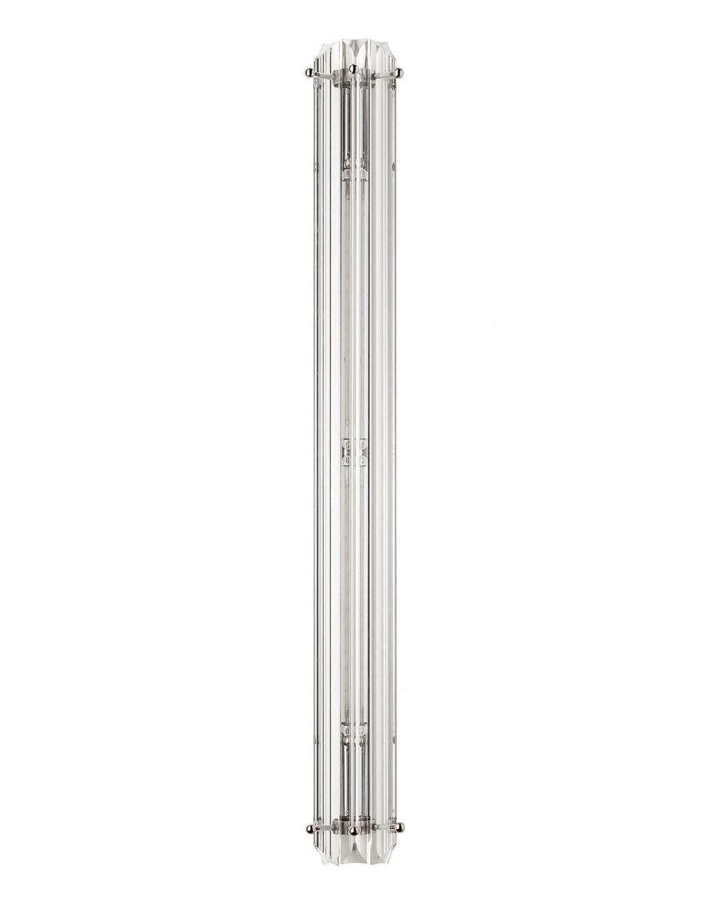 Minimalist Wall Sconce with Trihedron Glass Elements