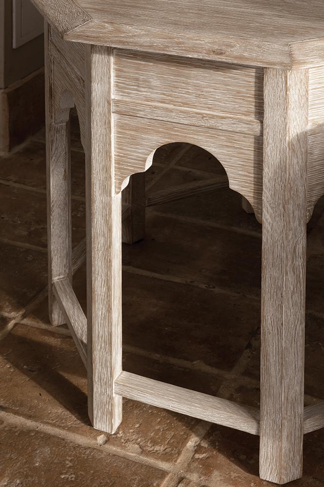 Tanjina Side Table Venetian White Oak
