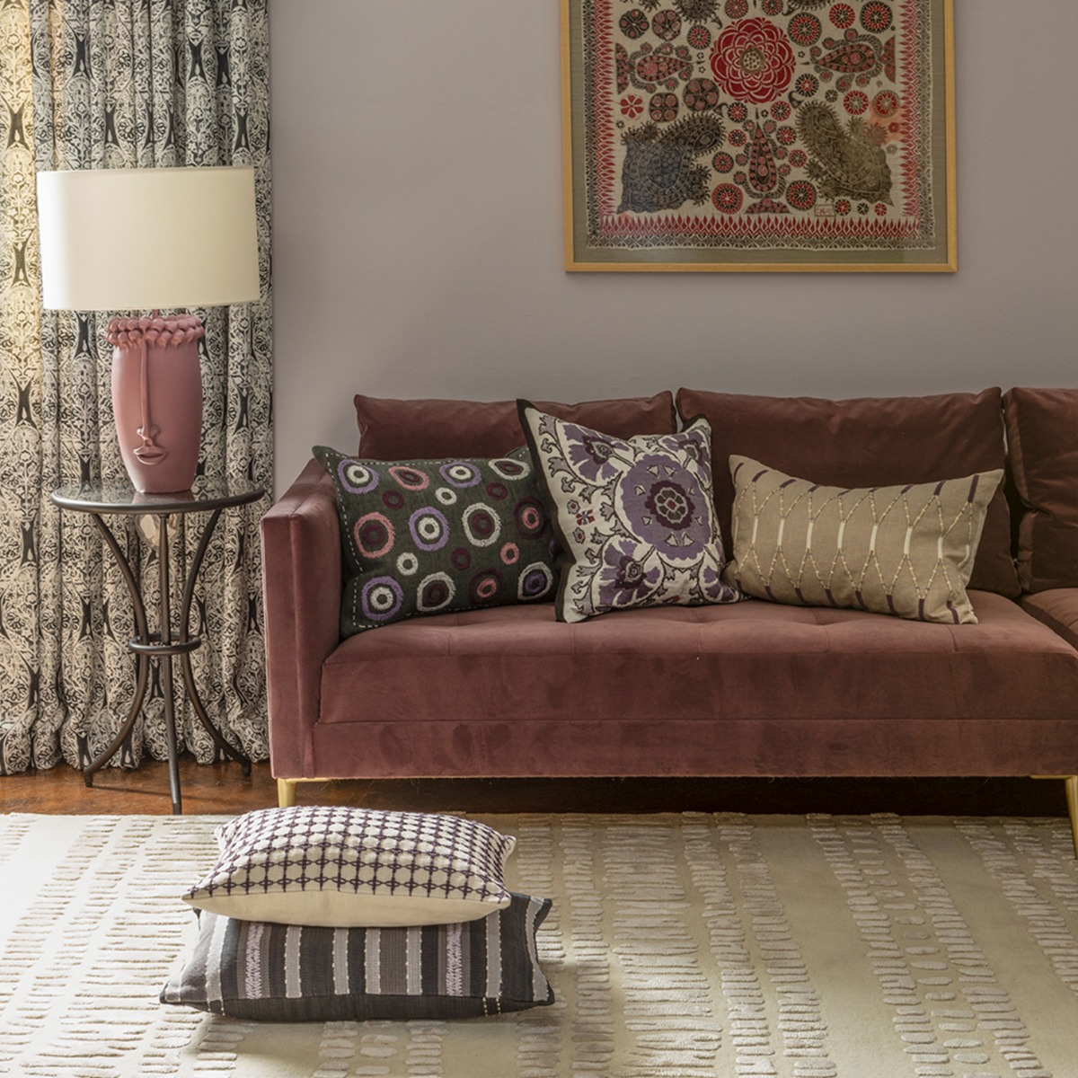 Zafora - Heather 60 × 40 Cushion