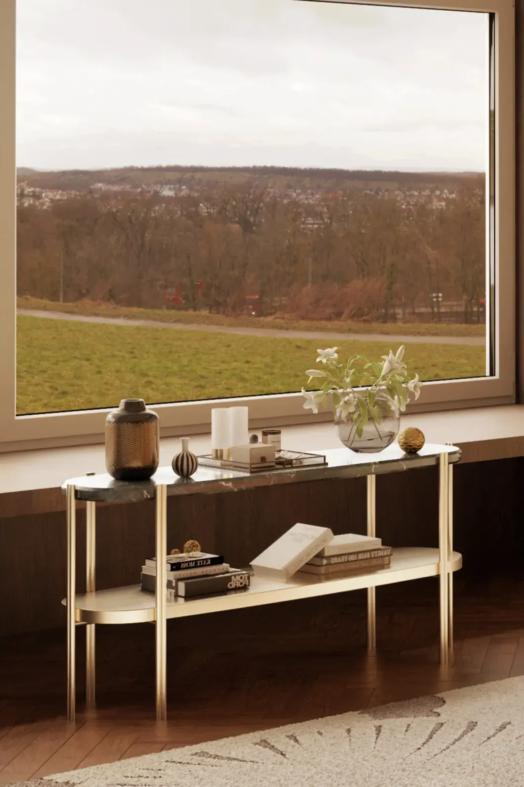 Summit Long Side Table