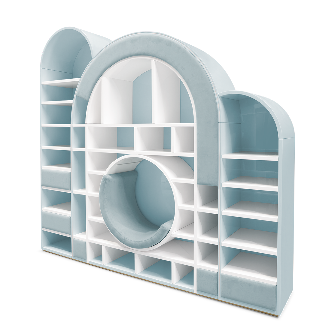 Sugar Rush Blue Children's Bookcase