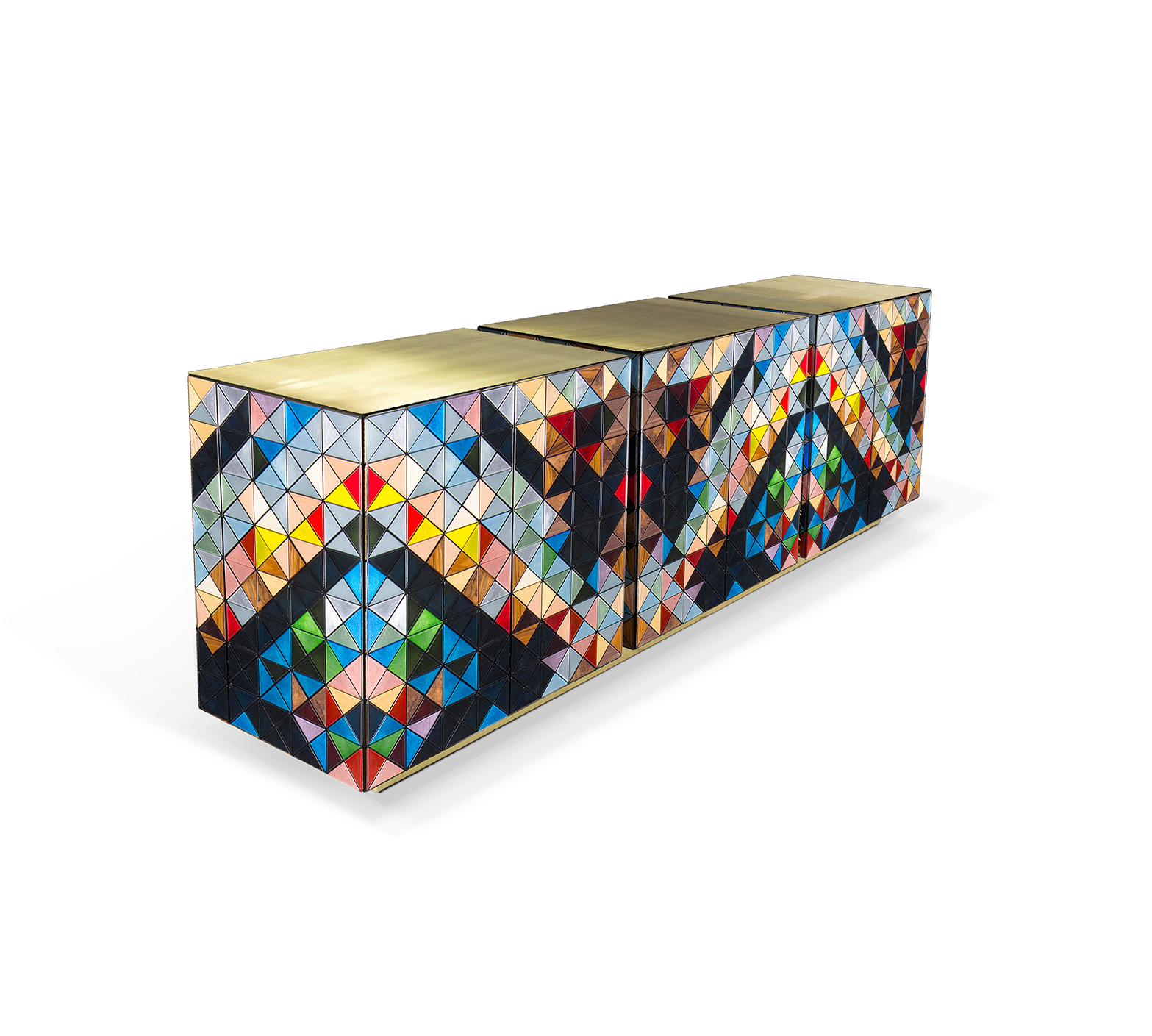 Mosaic Multi-Tone Luxury Sideboard