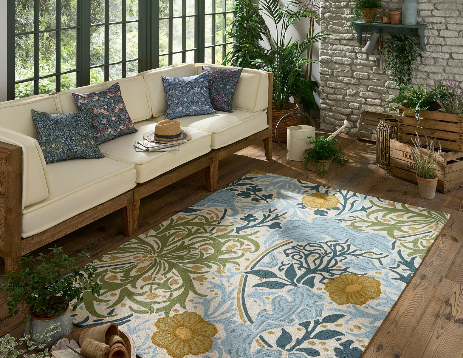 Seaweed River Wandle outdoor 427008 Rug | Size: 140 x 200 cm