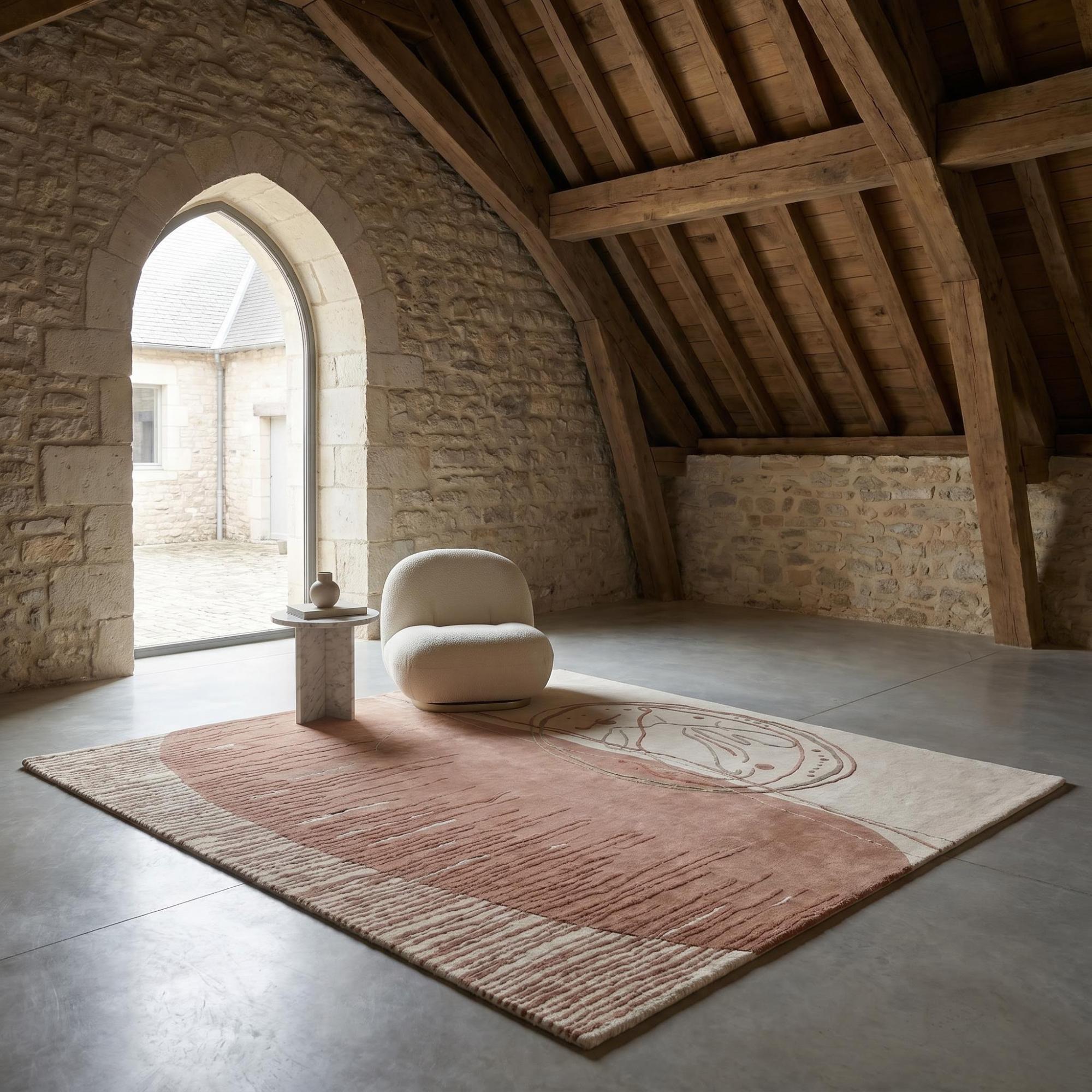 Archive Seal Rose Rug