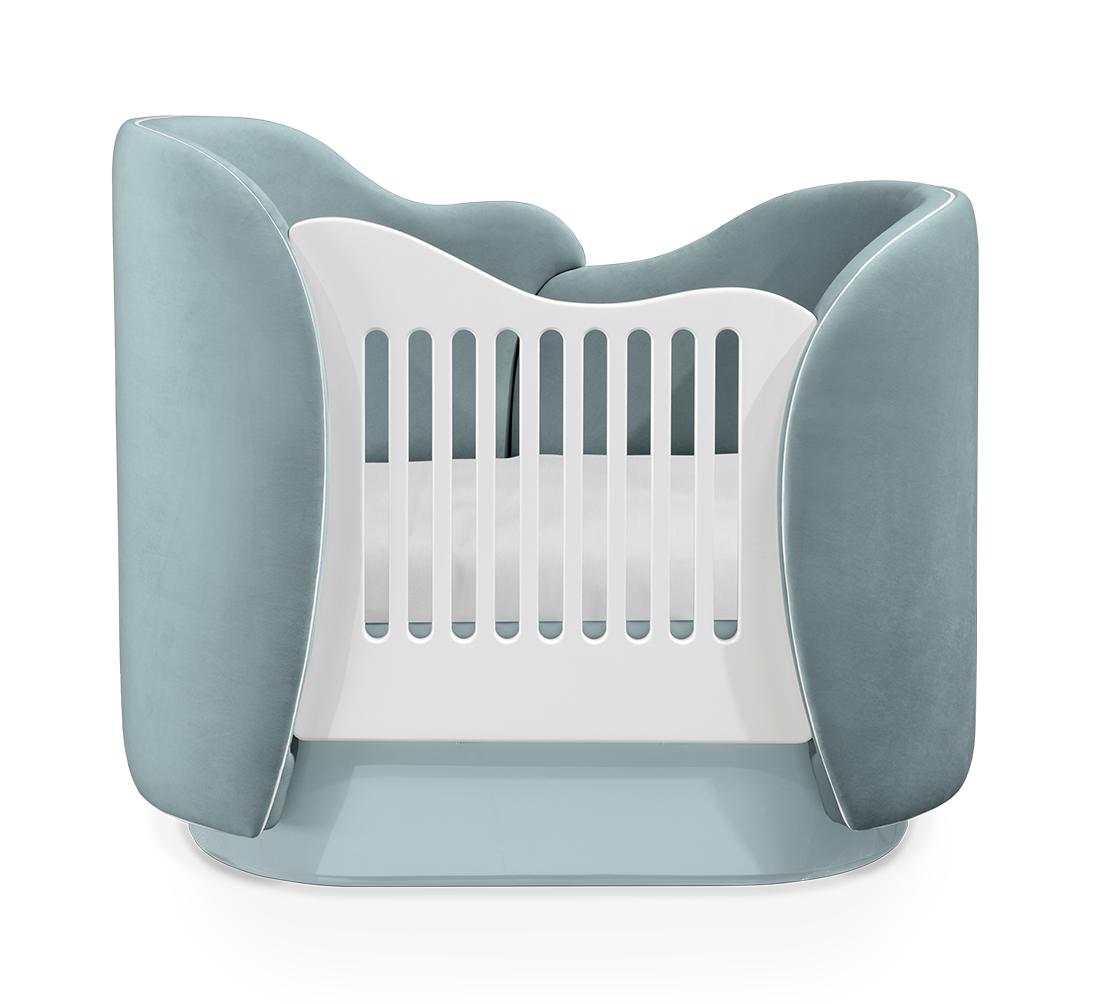 Lullaby Dream Blue Crib