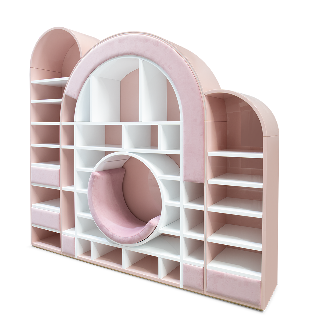 Sugar Rush Pink Children's Bookcase