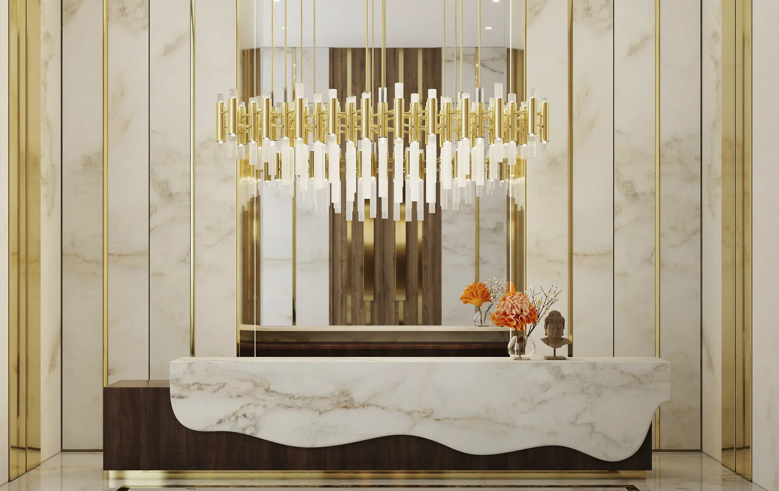Waterfall Rectangular Suspension - 3