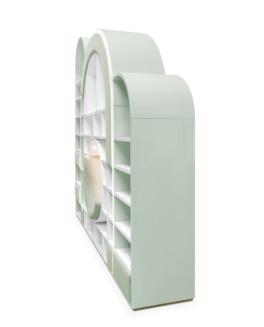 Sugar Rush Green Children's Bookcase
