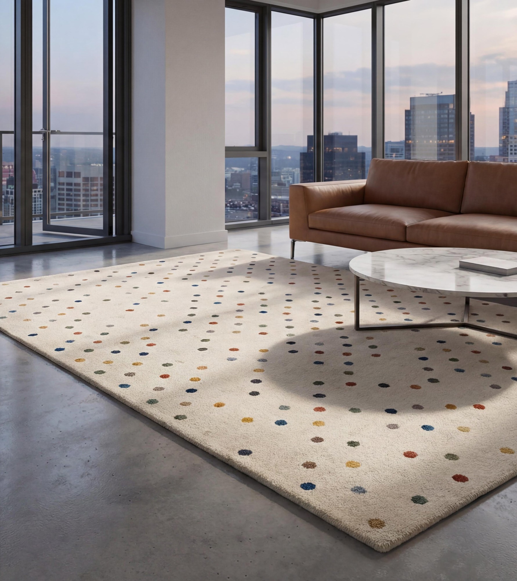 Ivory Dotage Rug