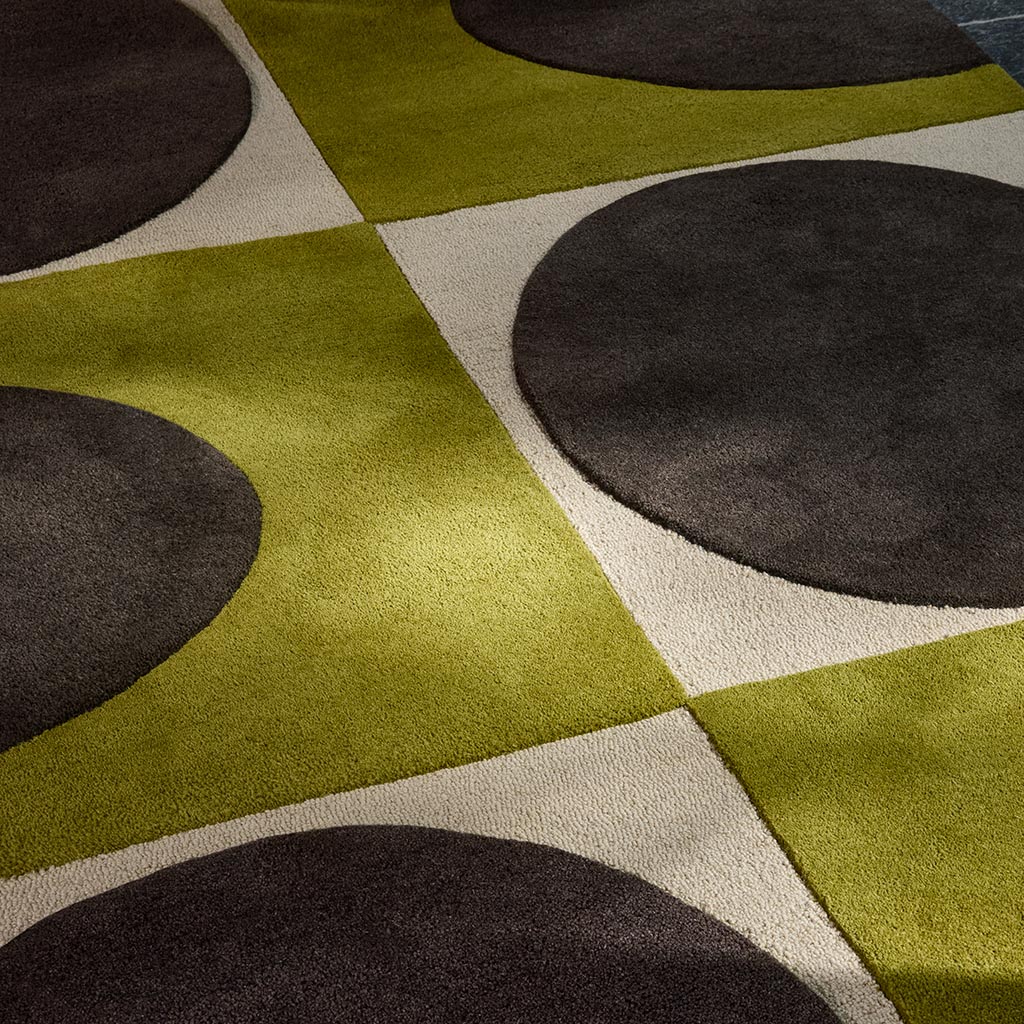 Spot Square Walnut/Lichen 157907 Rug