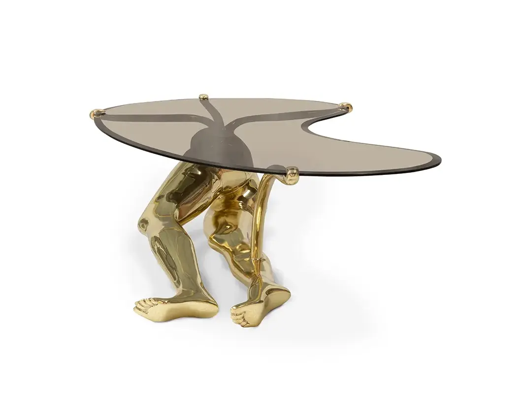 Tavo Polished Brass Coffee Table Tavo Polished Brass Coffee Table