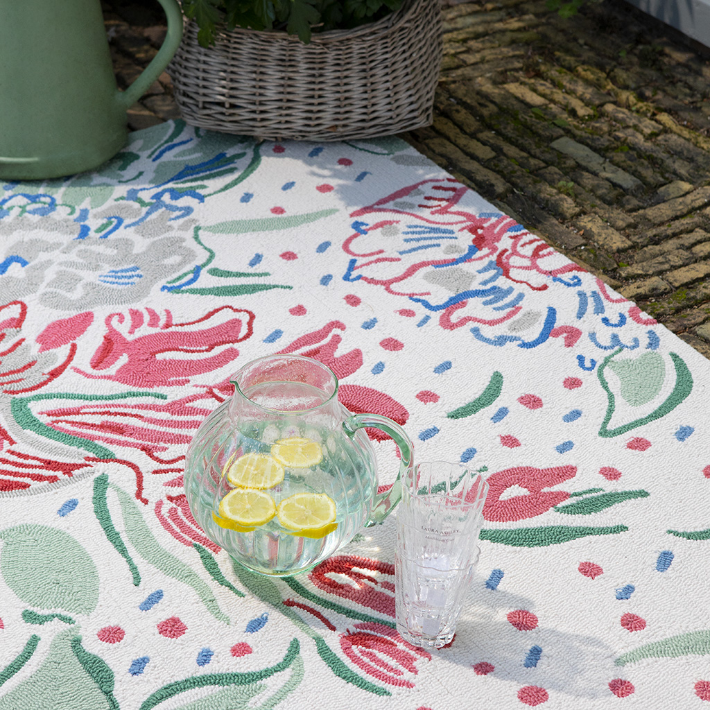 LA Lilith Poppy Red Outdoor Rug