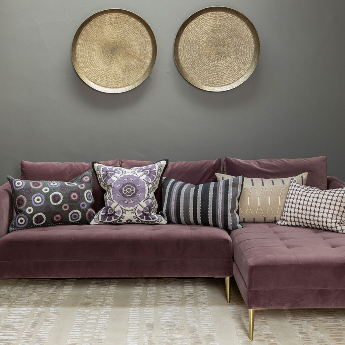 Lima Heather 60 × 40 Cushion