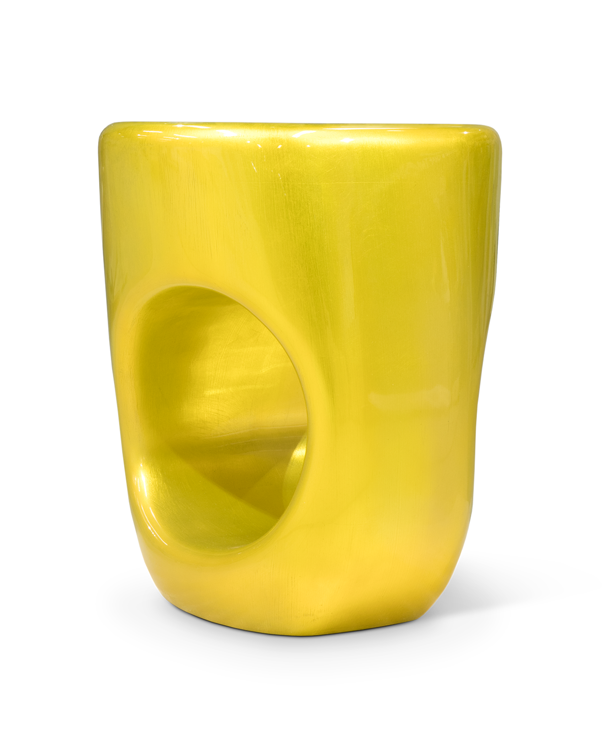 Tectonic Citrine Accent Stool