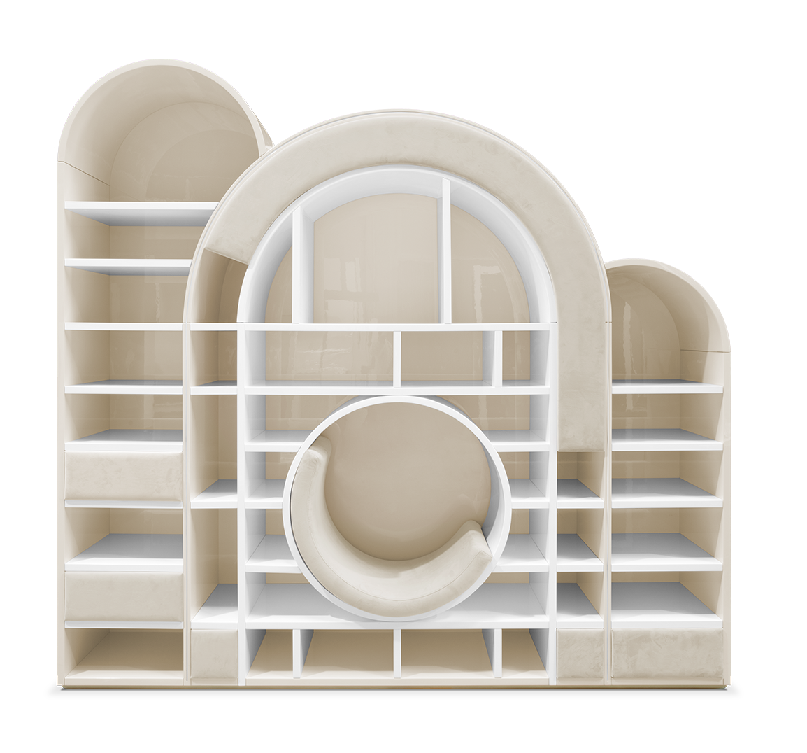 Sugar Rush Beige Children's Bookcase