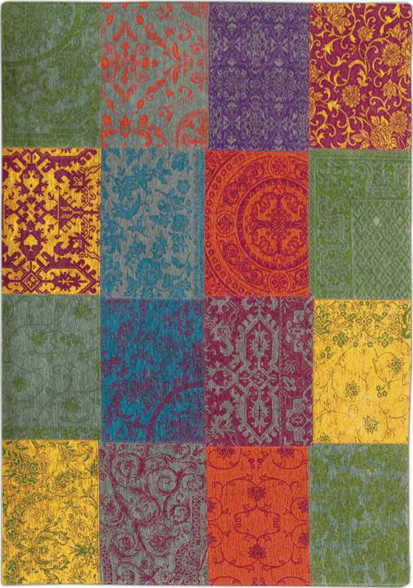 Patchwork Rug Multi Sunbird | Size: 76 x 300 cm