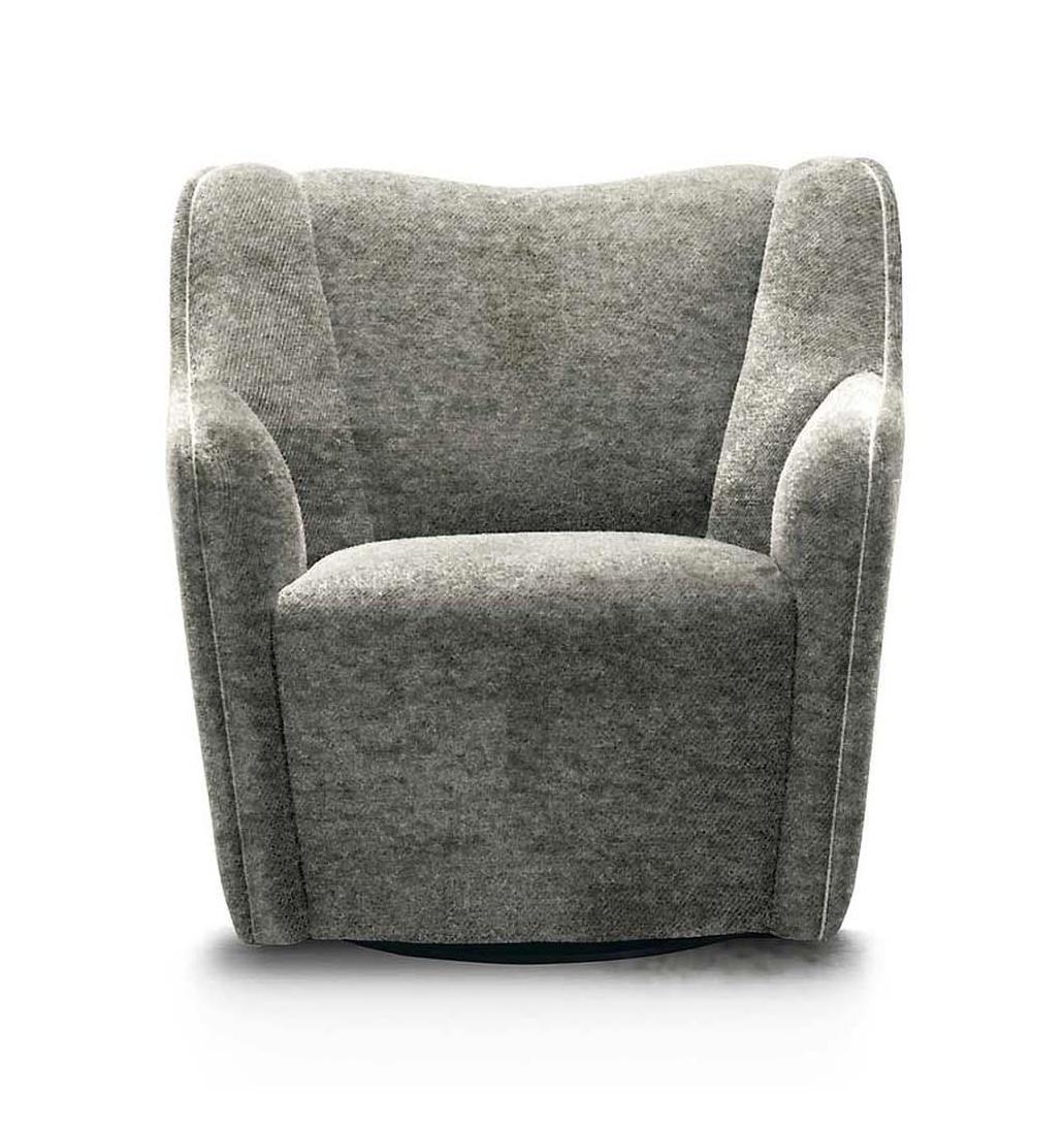 Swivel Low Bergere Armchair