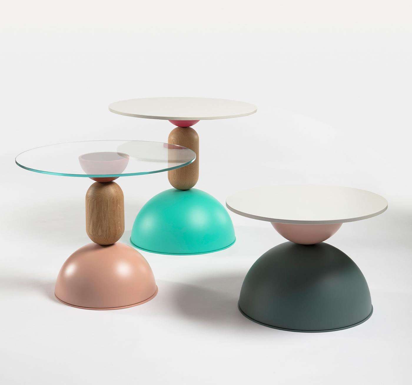 Round Matte Coffee Table