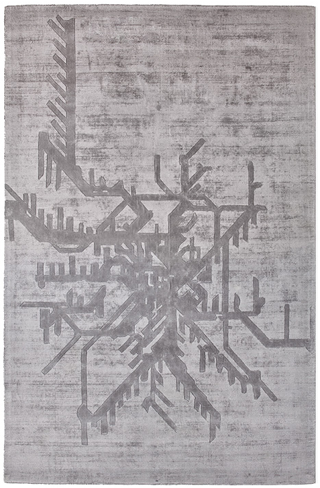Metro Designer Indian Viscose Rug
