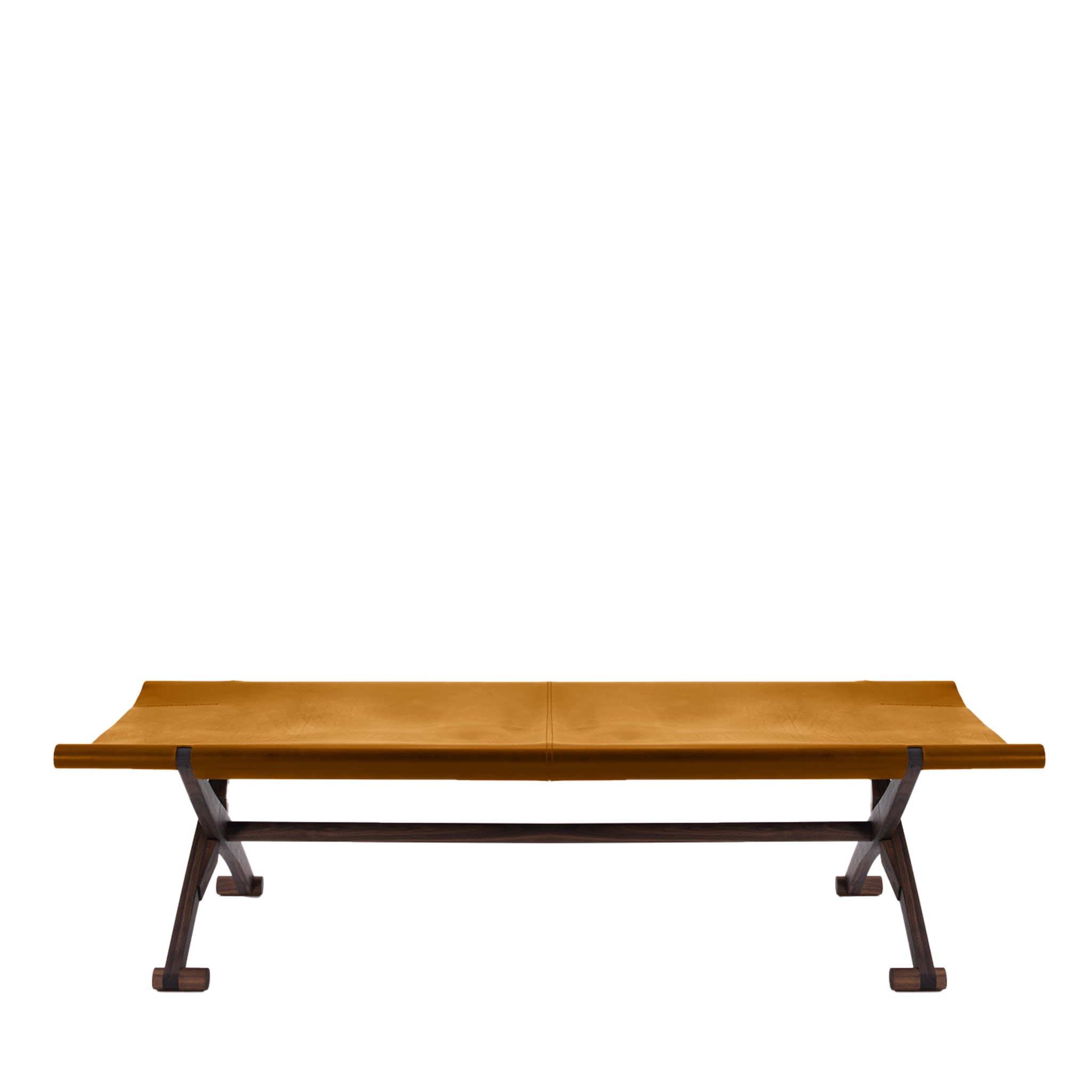 Branda Leather Bench