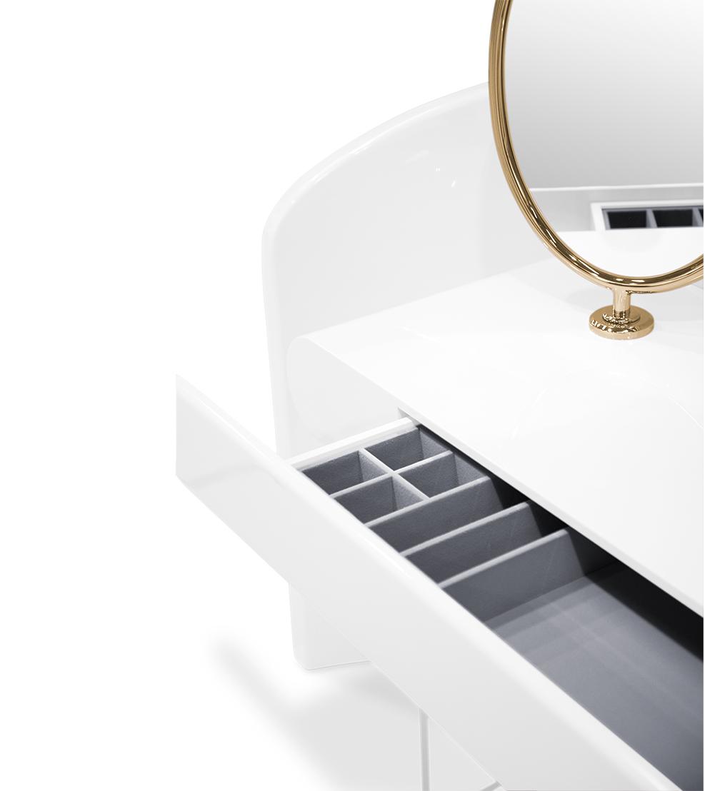 Dreamy Cloud White Dressing Table