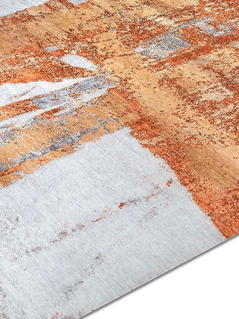 Rust Hand-Woven Rug