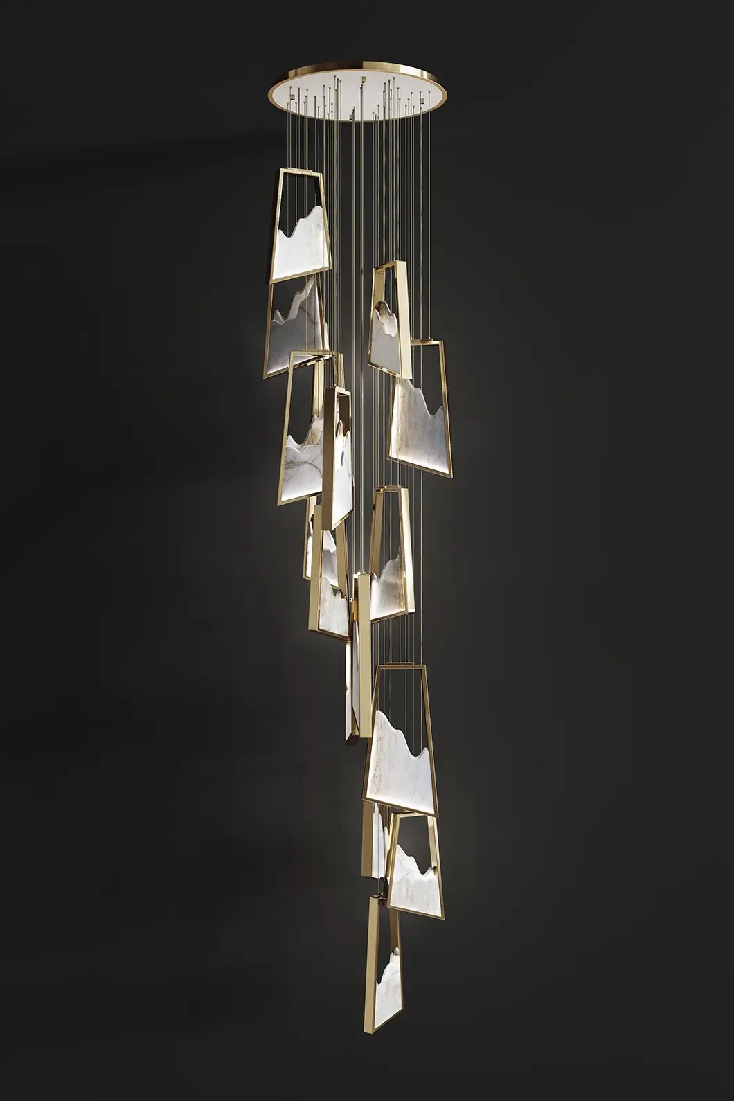 Majestic Aura Chandelier - 2