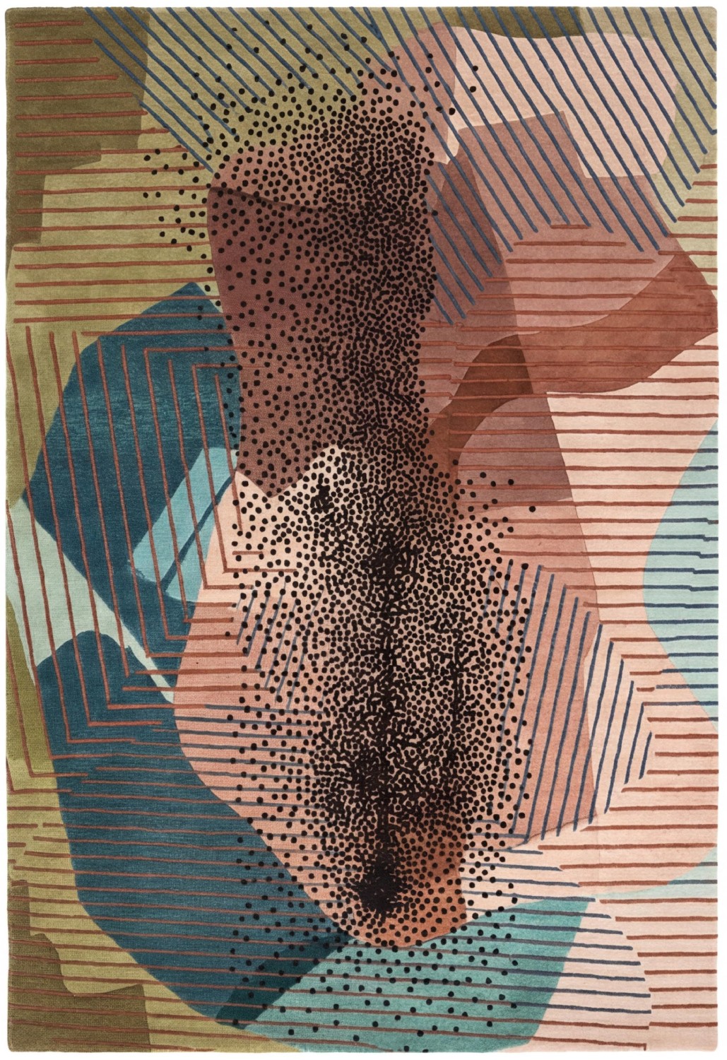 Textured Figure Rug