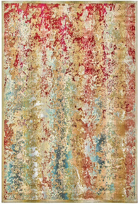 Egypt Abstract Multi Rug ☞ Size: 195 x 280 cm
