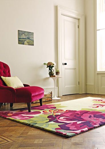 Sanderson Midsummer-Rose Rug