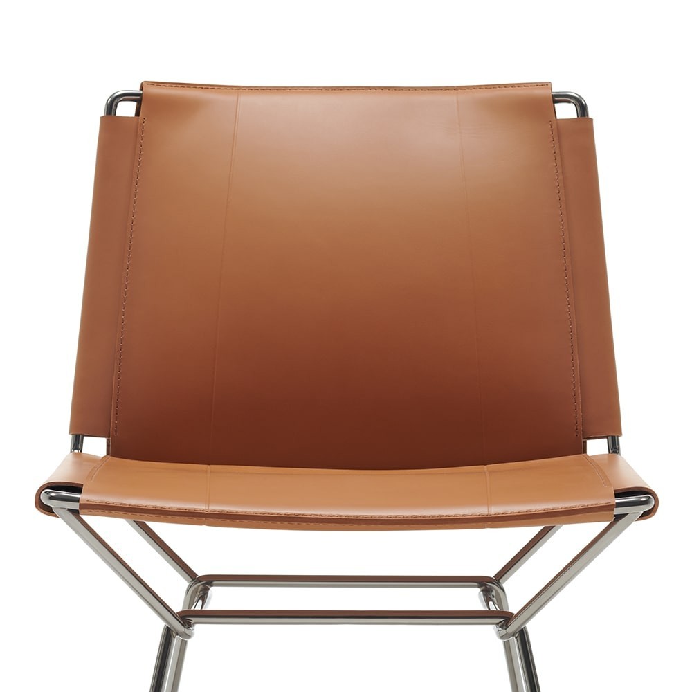 Neil Leather Stool | Colour: Turtledove R906 Col. 29 | Dimensions: Height 107 cm