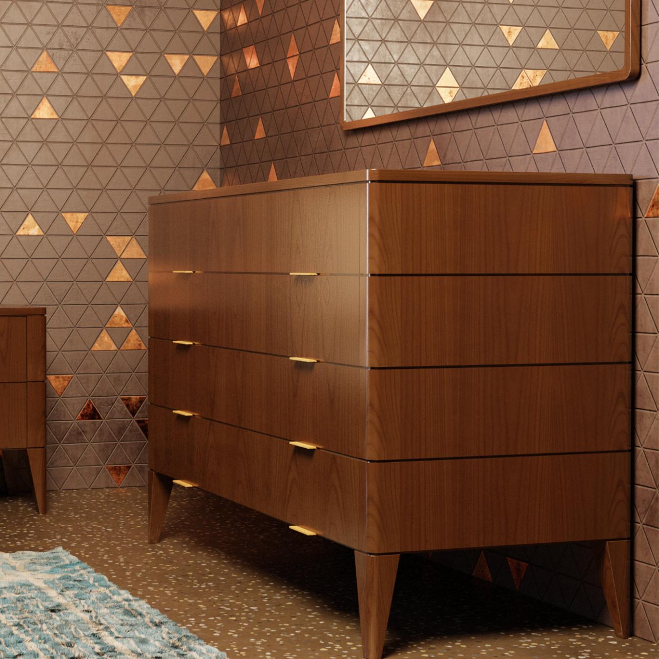 Vittorio Cherry Wood Chest Of Drawers