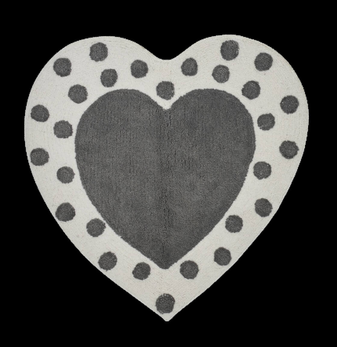 Cuore Grey/Ivory Rug