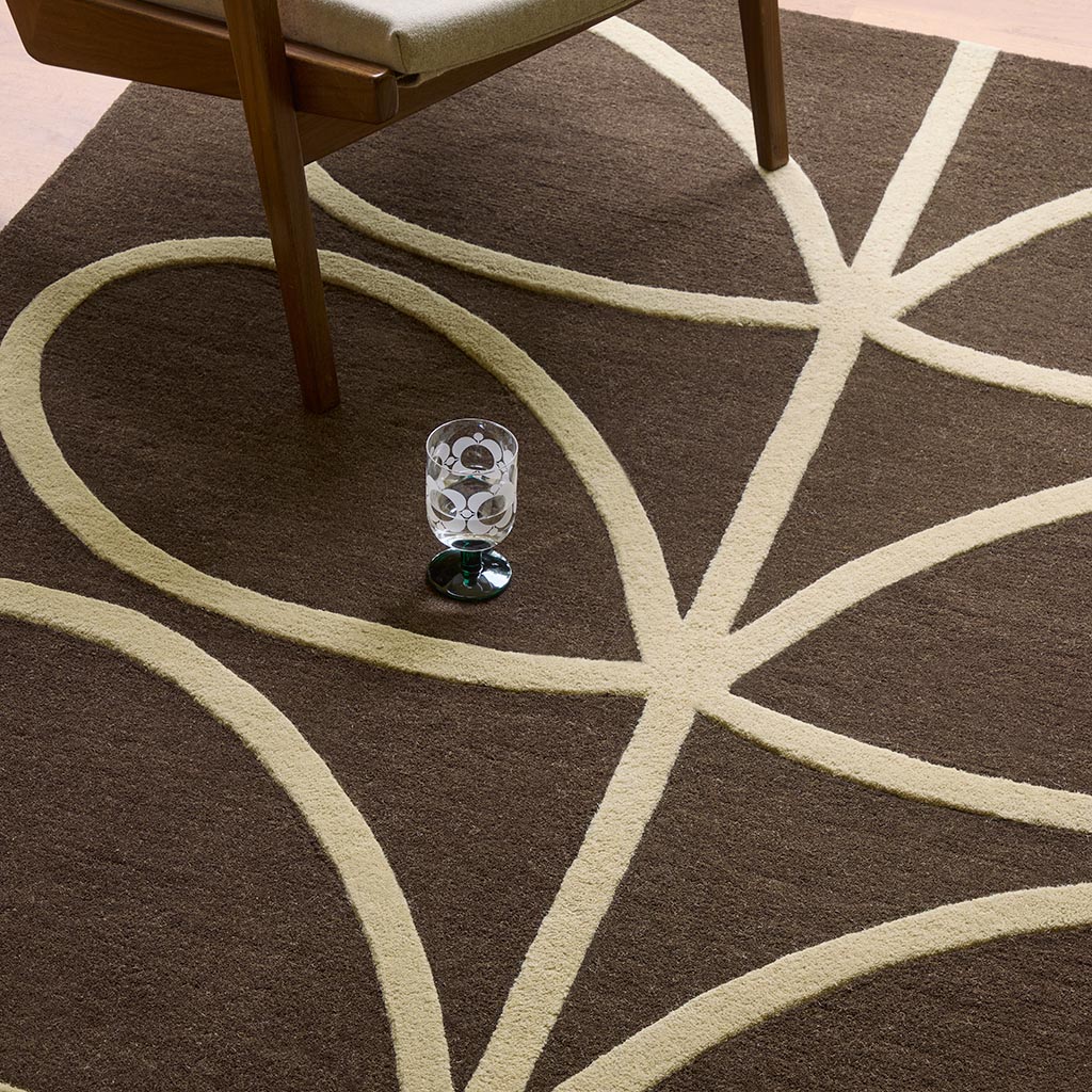 Giant Linear Stem Walnut 059401 Rug