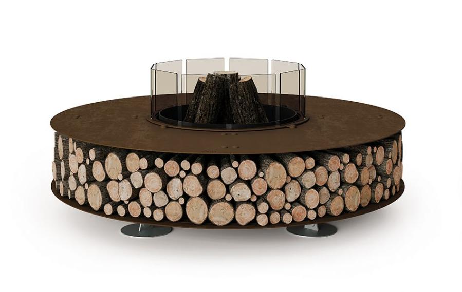 Zero Steel Corten Fire Pit