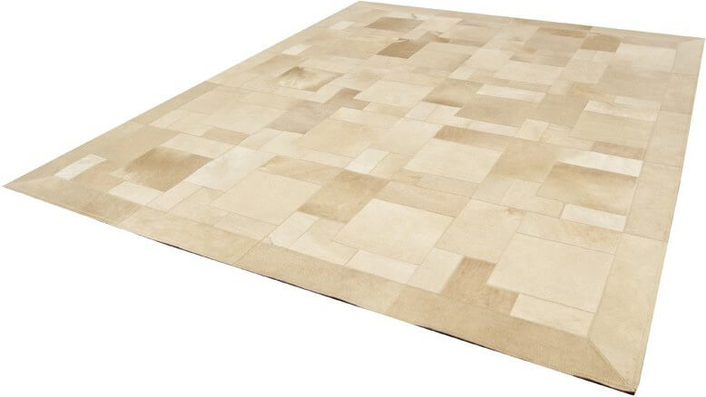 Puzzle col.4 Cowhide Rug