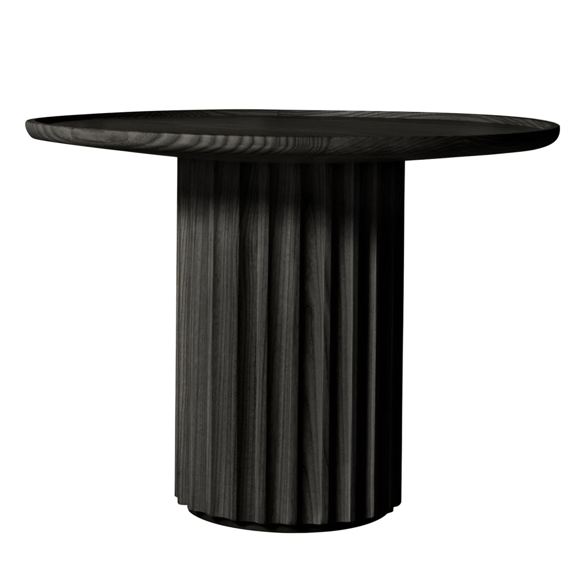 Capitello Luxurious Black Coffee Table Italian Handmade | Dimensions: Ø 55 cm