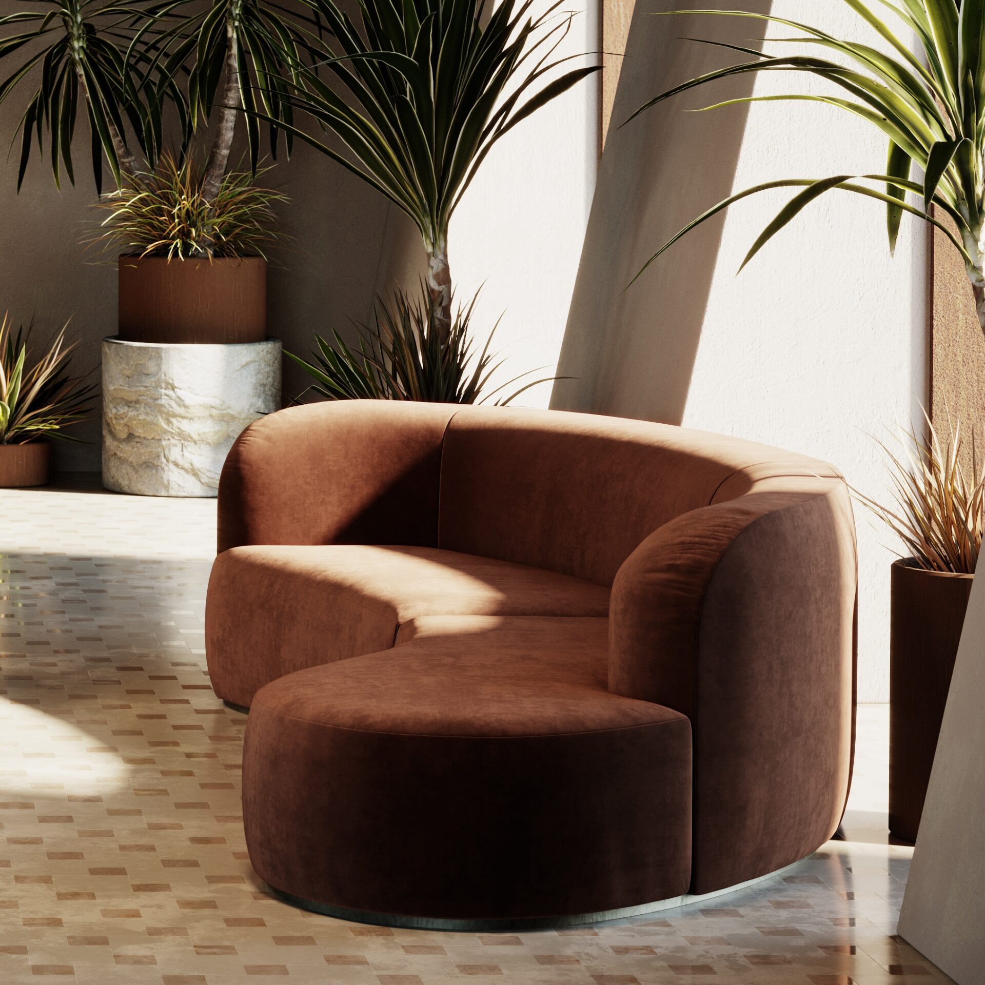 Bolla Luxe Curved Sofa