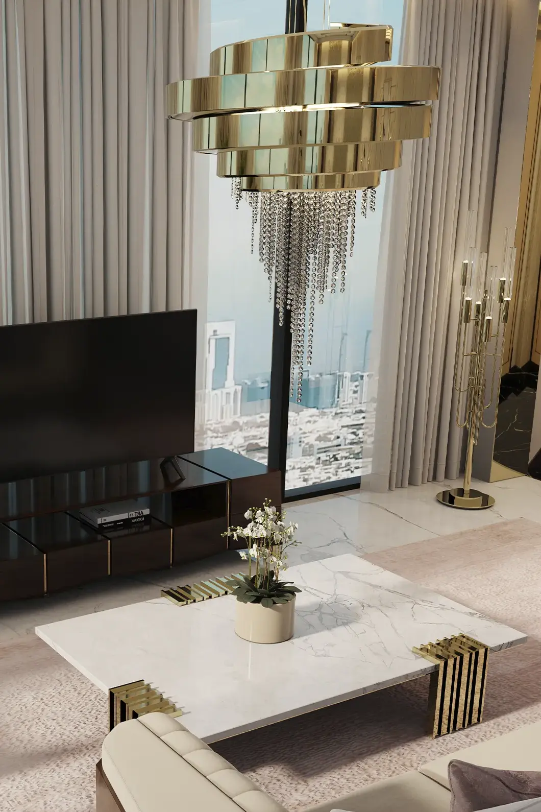 Art Deco Chandelier - 2
