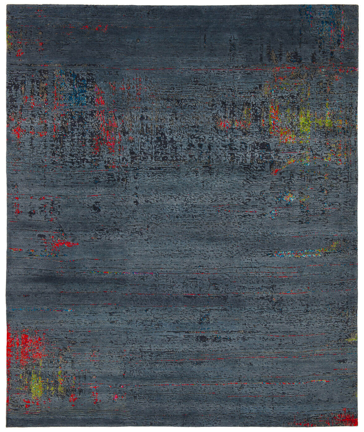 Artwork 9 Multicolor Red Rug