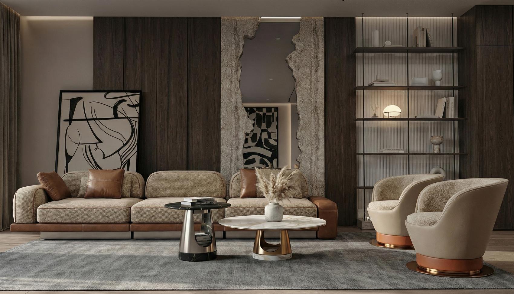 Aura Three-Seat Sofa