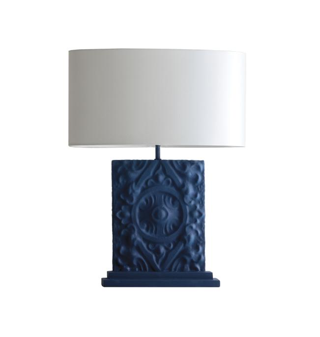 Piastrella Table Lamp in Willie's Blue