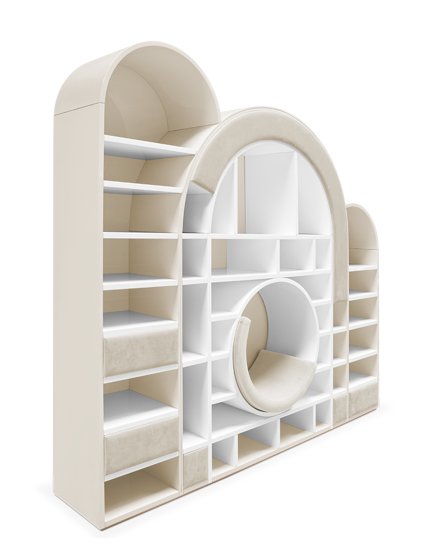 Sugar Rush Beige Children's Bookcase