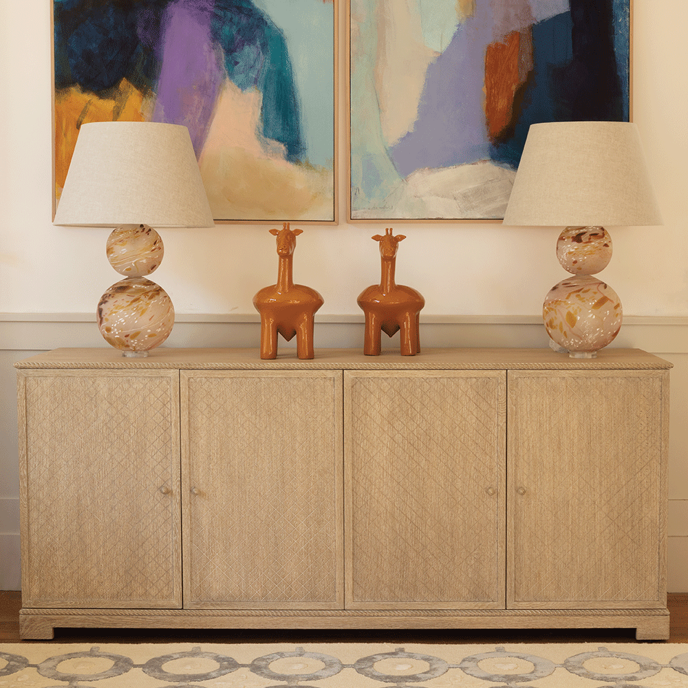 York Buffet Venetian White Oak
