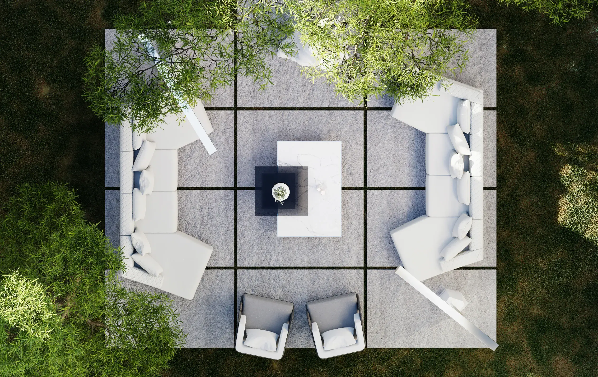 Serpent Outdoor Sofa - 1