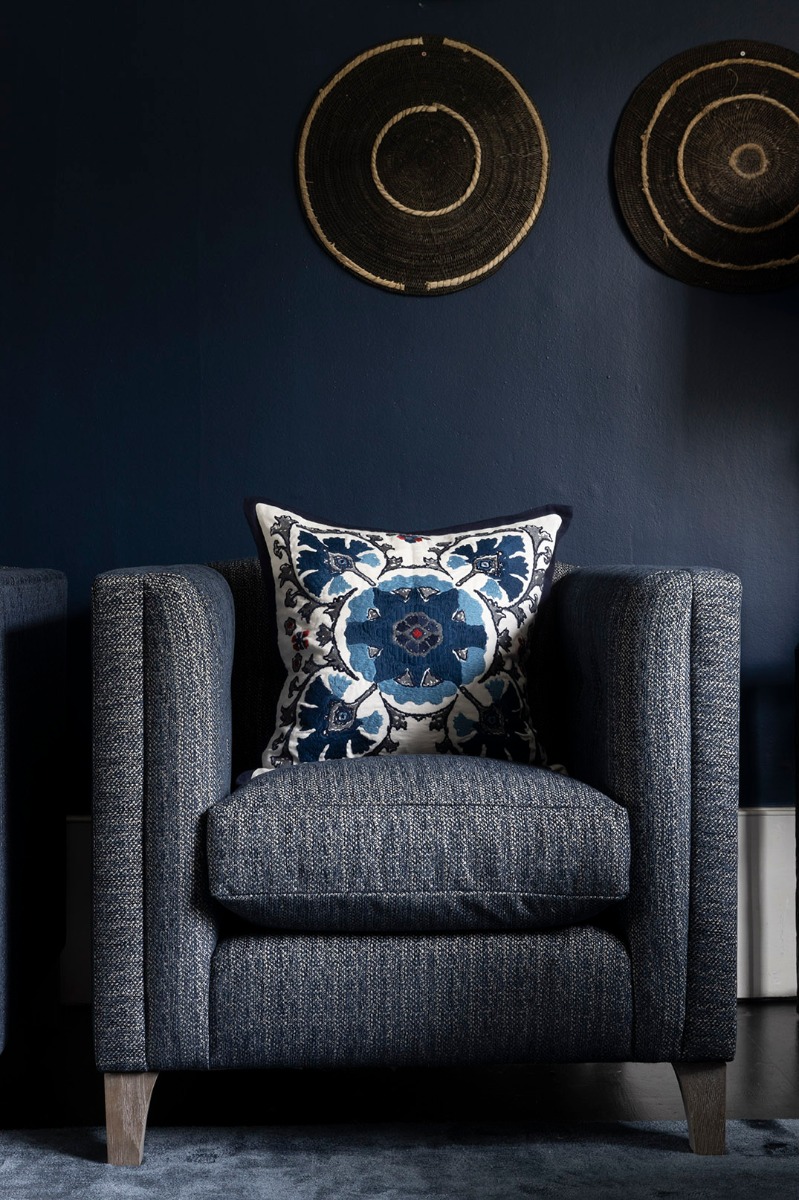 Alexi Indigo 50 × 50 Cushion