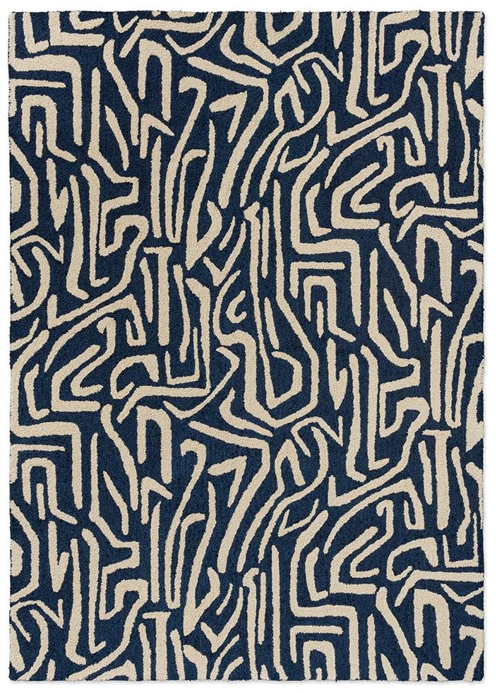 Melodic Blue Outdoor Rug
